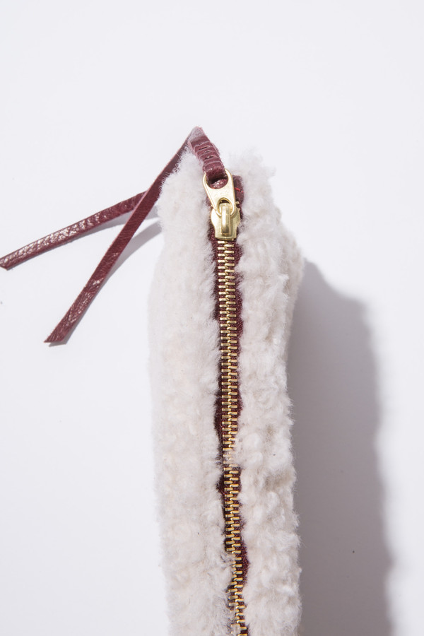 Moses Nadel Shearling Pouch Moses Nadel Shearling Pouch