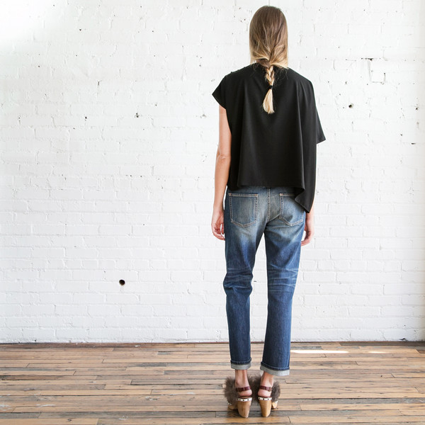 Gary Graham Square Top Black Gary Graham Square Top Black