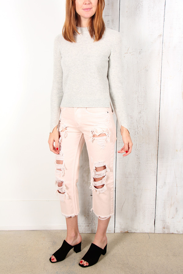 Rag & Bone VALENTINA CASHMERE CROP SWEATER Rag & Bone VALENTINA CASHMERE CROP SWEATER