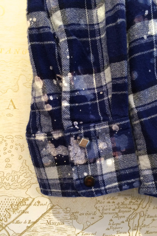 Roseanna Paint Drip 'Harry' Plaid Shirt Roseanna Paint Drip 'Harry' Plaid Shirt