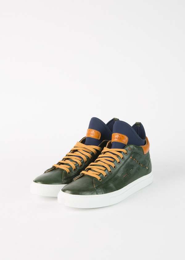 Brador Mid Top Contrast Sneaker Brador Mid Top Contrast Sneaker