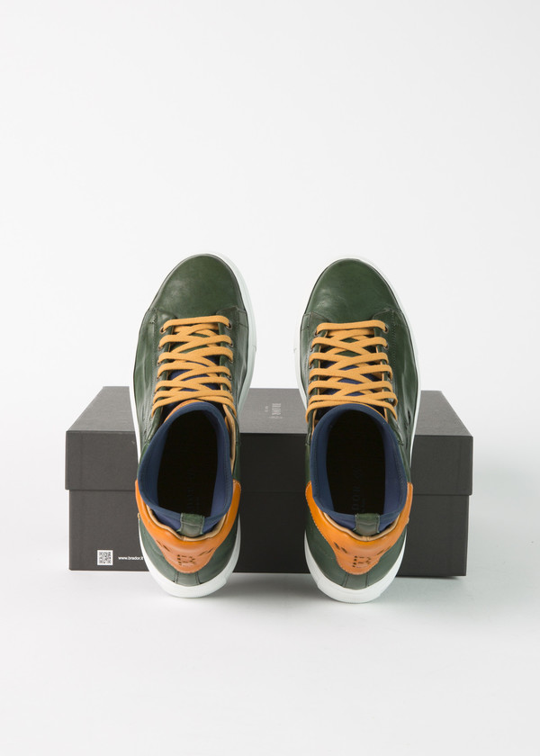 Brador Mid Top Contrast Sneaker Brador Mid Top Contrast Sneaker