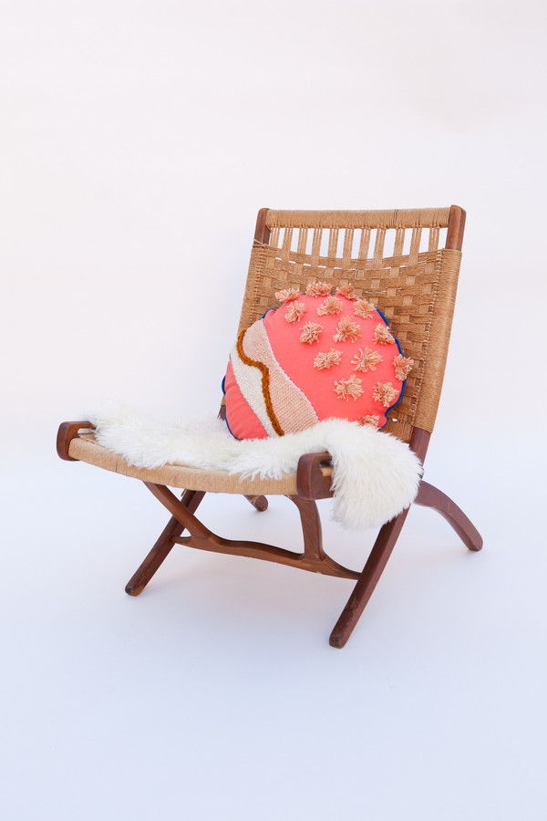Lykke Wullf x Farron: Orange Pom Pillow Lykke Wullf x Farron: Orange Pom Pillow