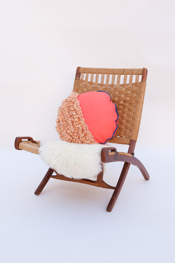 Lykke Wullf x Farron: Orange Woven Pillow Lykke Wullf x Farron: Orange Woven Pillow