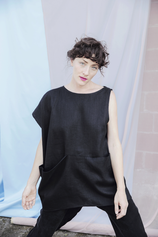Portland Garmentory Asymmetrical Pocket Top Portland Garmentory Asymmetrical Pocket Top