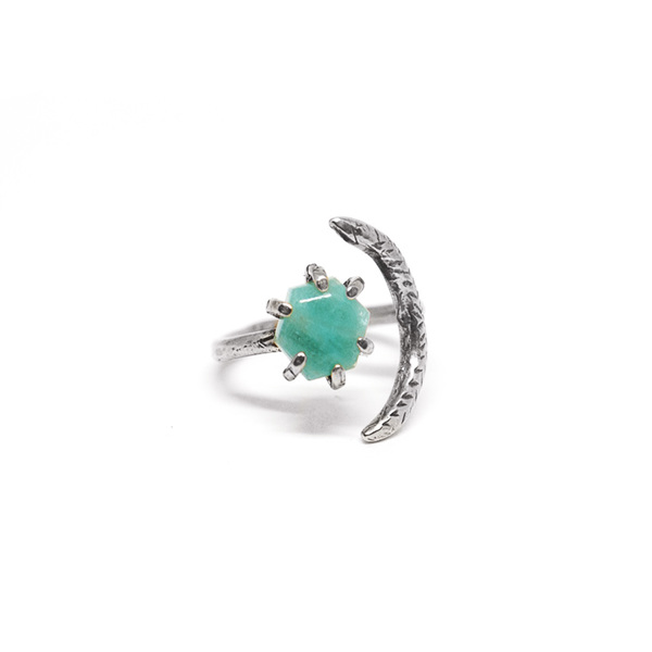 Laurel Hill Jewelry Io Ring // Amazonite Laurel Hill Jewelry Io Ring // Amazonite