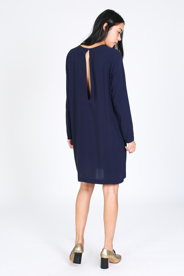 Rodebjer Candice dress in midnight blue Rodebjer Candice dress in midnight blue