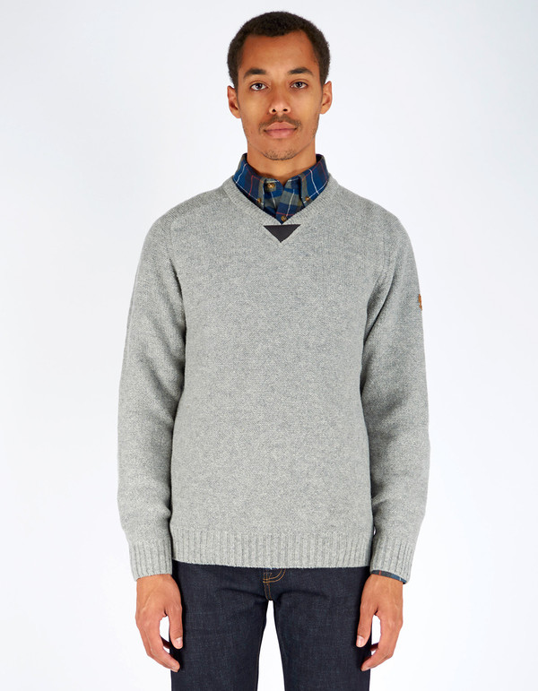 Men's Fjallraven Woods Sweater Grey Men's Fjallraven Woods Sweater Grey