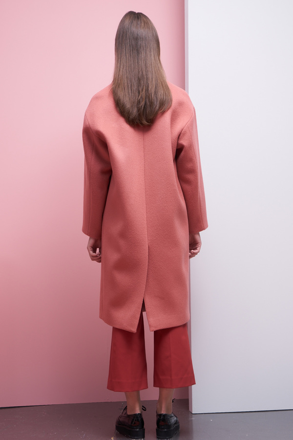LOOKAST Oversized Single Breasted Coat- Blush LOOKAST Oversized Single Breasted Coat- Blush