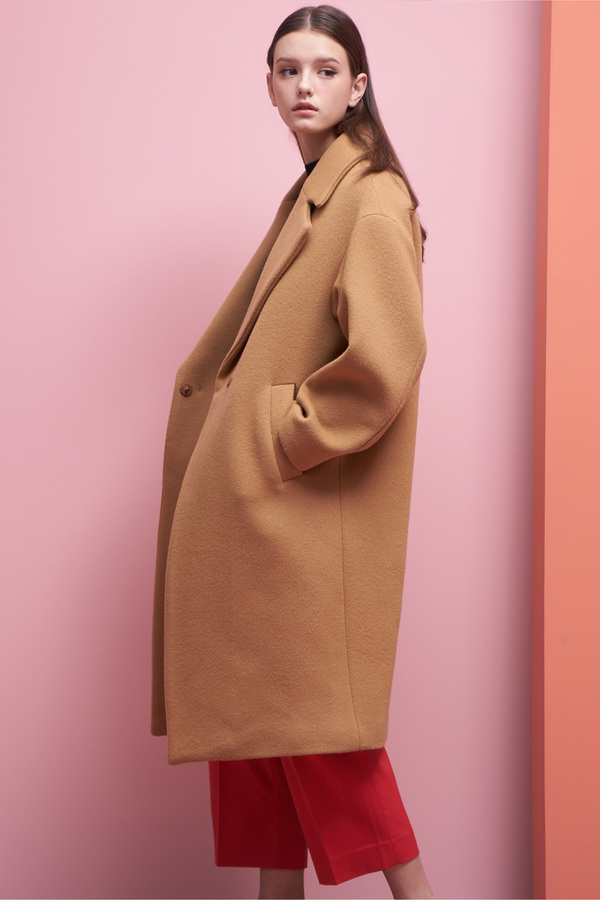LOOKAST Oversized Long Wool Coat- Camel LOOKAST Oversized Long Wool Coat- Camel