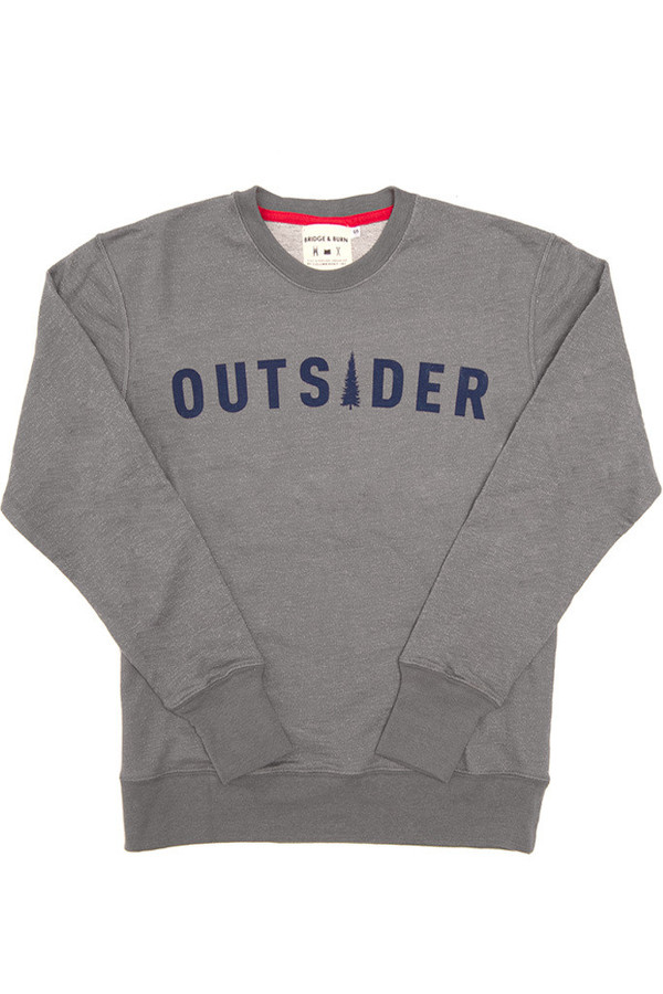 Men's Bridge & Burn Columbiaknit Men's Outsider Sweatshirt Slate Men's Bridge & Burn Columbiaknit Men's Outsider Sweatshirt Slate