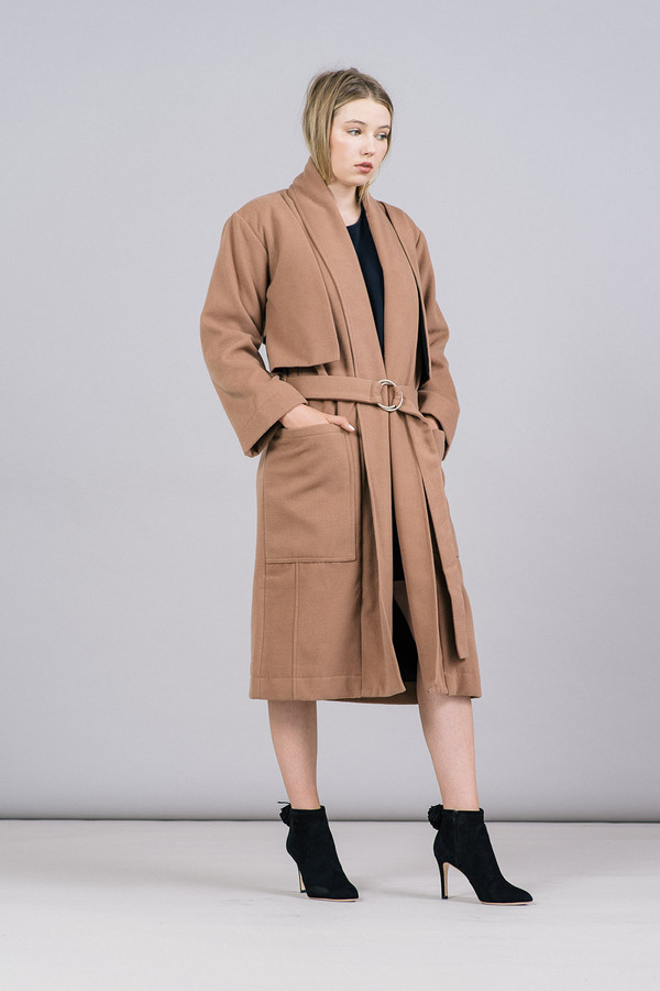 House of Sunny Celina Wrap Coat House of Sunny Celina Wrap Coat