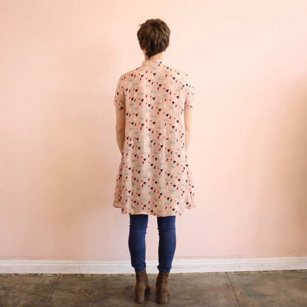 Dusen Dusen oversize tee dress - pink five dot Dusen Dusen oversize tee dress - pink five dot