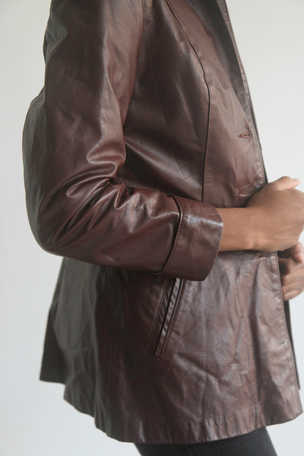 The Shudio Vintage Oxblood Leather Jacket The Shudio Vintage Oxblood Leather Jacket