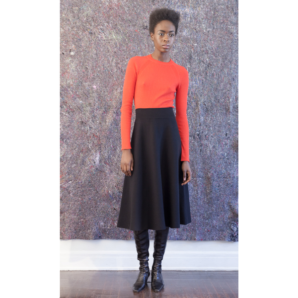 Pari Desai Raglan Sweater - Red Pari Desai Raglan Sweater - Red