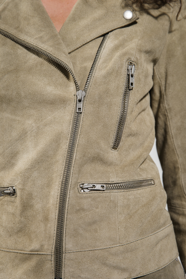 Just Female SUEDE MOTO JACKET Just Female SUEDE MOTO JACKET