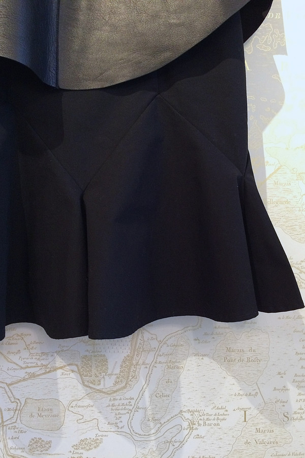 Derek Lam 10 Crosby 2 in 1 Dress with Leather Front and Pleated Skirt Derek Lam 10 Crosby 2 in 1 Dress with Leather Front and Pleated Skirt
