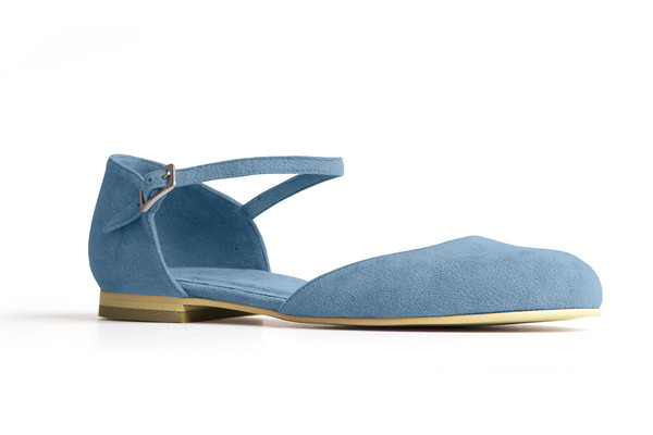 Rafa Mary Jane Ballet Flat – Azur Rafa Mary Jane Ballet Flat – Azur