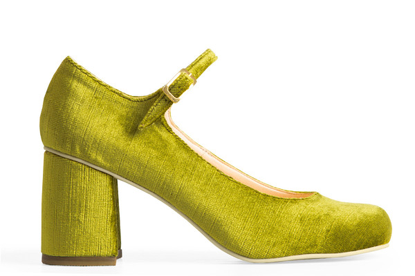 Rafa The Skipper Heel – Vert Velvet Rafa The Skipper Heel – Vert Velvet