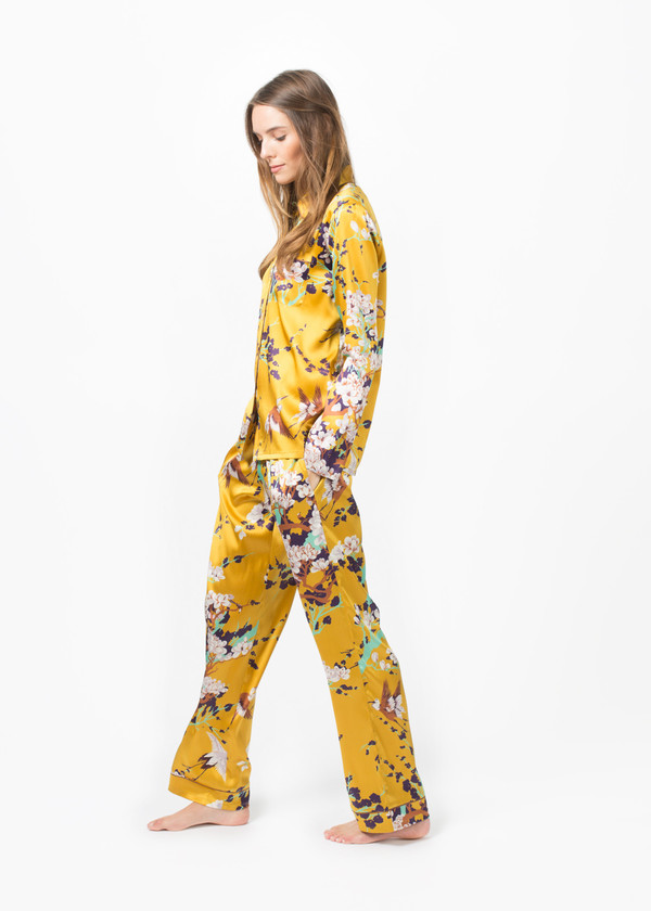 Laura Urbinati Silk Pajama Shirt Laura Urbinati Silk Pajama Shirt
