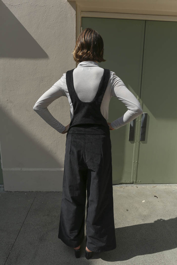 Delfina Balda Zeze Jumpsuit in Black Cord Delfina Balda Zeze Jumpsuit in Black Cord