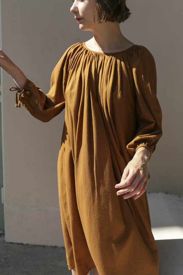 Lindsay Robinson Hutton Dress in Toffee Lindsay Robinson Hutton Dress in Toffee