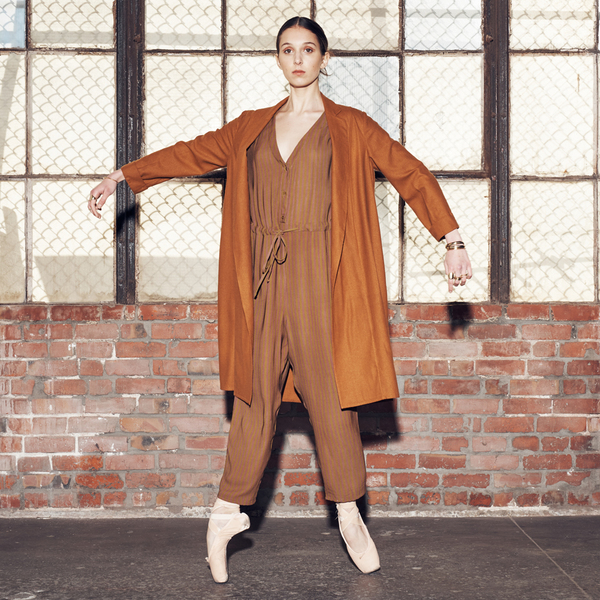 Ali Golden NOTCH JACKET - RUST Ali Golden NOTCH JACKET - RUST