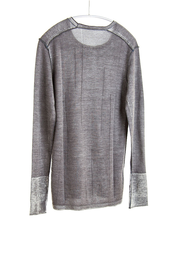Paychi Guh Cashmere Silk L/S Crew Elephant Paychi Guh Cashmere Silk L/S Crew Elephant