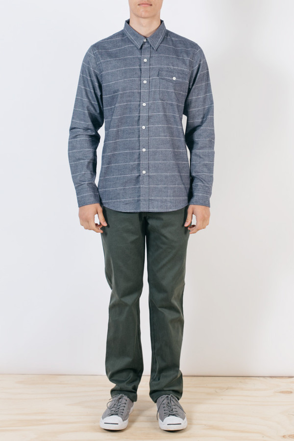 Men's Bridge & Burn Clinton Blue Twill Men's Bridge & Burn Clinton Blue Twill