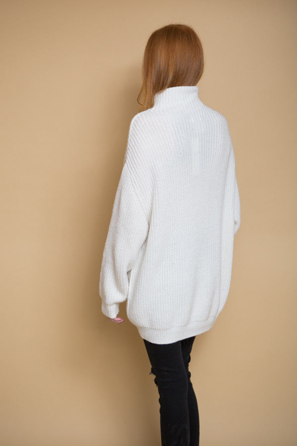 BLQ Basiq Knit Turtleneck Sweater - Ivory BLQ Basiq Knit Turtleneck Sweater - Ivory