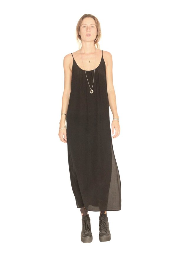 Strathcona Black Silk Slip Dress Strathcona Black Silk Slip Dress