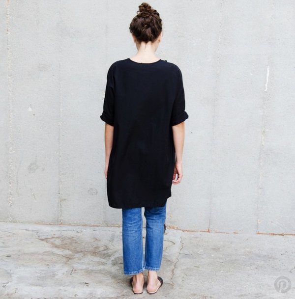 Ali Golden Kimono Tunic Black Ali Golden Kimono Tunic Black