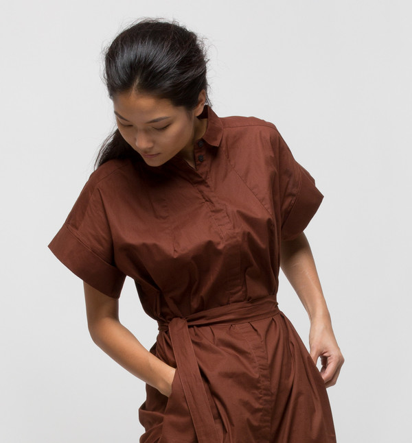 Kowtow Journey Dress Brick Kowtow Journey Dress Brick