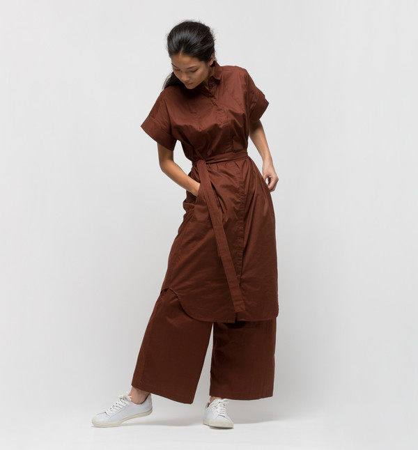 Kowtow Journey Dress Brick Kowtow Journey Dress Brick