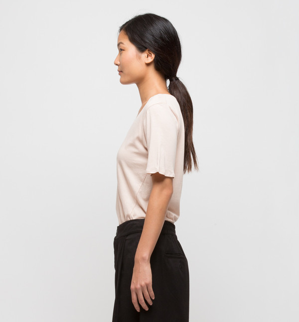 Kowtow Building Block V Tee Blush Kowtow Building Block V Tee Blush
