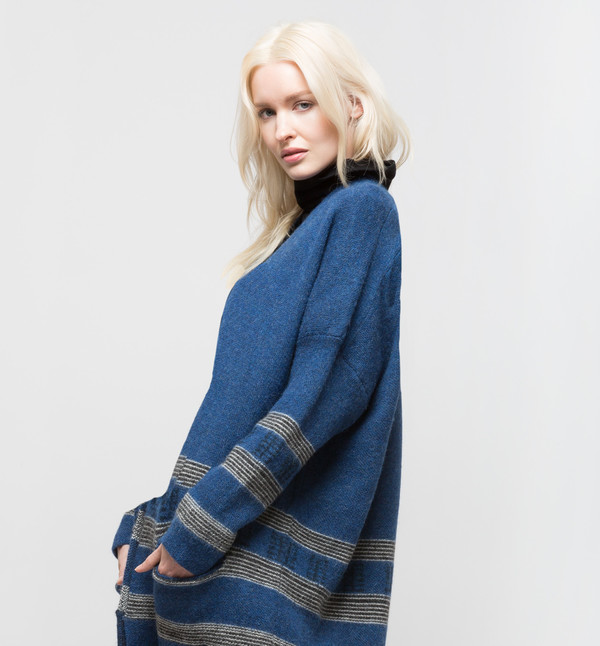 Lemlem Dilla Cardigan Blue Lemlem Dilla Cardigan Blue