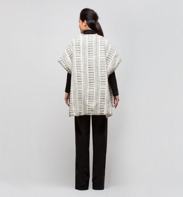 Lemlem Kal Poncho Coat Oatmeal Lemlem Kal Poncho Coat Oatmeal
