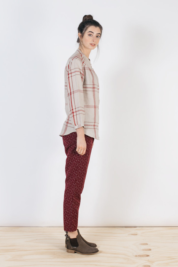Bridge & Burn Hemlock Natural Red Plaid Bridge & Burn Hemlock Natural Red Plaid