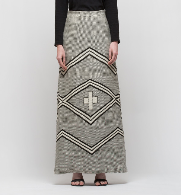 VOZ Ojos Skirt Ivory/Black VOZ Ojos Skirt Ivory/Black