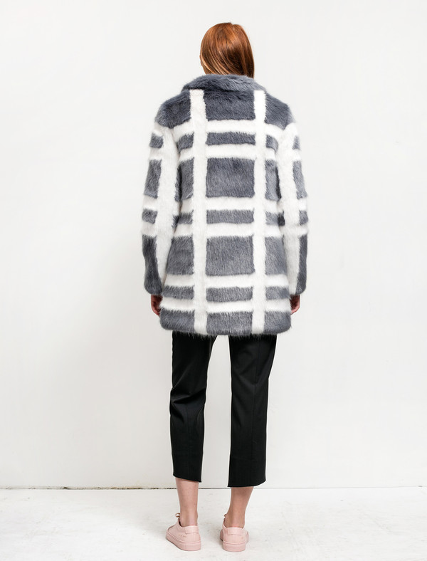 Shrimps Womens Edith Coat Flint/Cream Shrimps Womens Edith Coat Flint/Cream