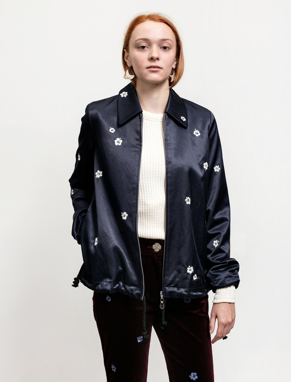 Trademark Reversible Souvenir Jacket Navy Trademark Reversible Souvenir Jacket Navy