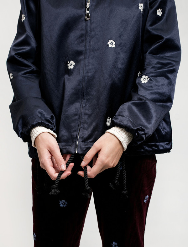 Trademark Reversible Souvenir Jacket Navy Trademark Reversible Souvenir Jacket Navy