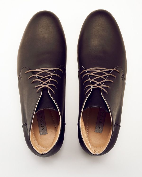 Men's Nisolo Emilio LE Chukka Boot Noir 5 for 5 Men's Nisolo Emilio LE Chukka Boot Noir 5 for 5
