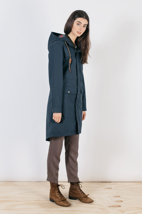 Bridge & Burn Cedar Waxed Cotton Navy Bridge & Burn Cedar Waxed Cotton Navy