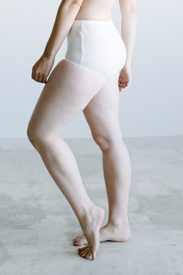 Botanica Workshop Astra Hi-Waist Brief - Vanilla Botanica Workshop Astra Hi-Waist Brief - Vanilla