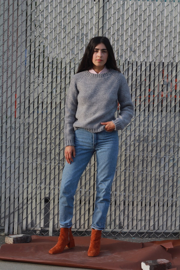 Objects Without Meaning Raglan Sweater, Grey Objects Without Meaning Raglan Sweater, Grey