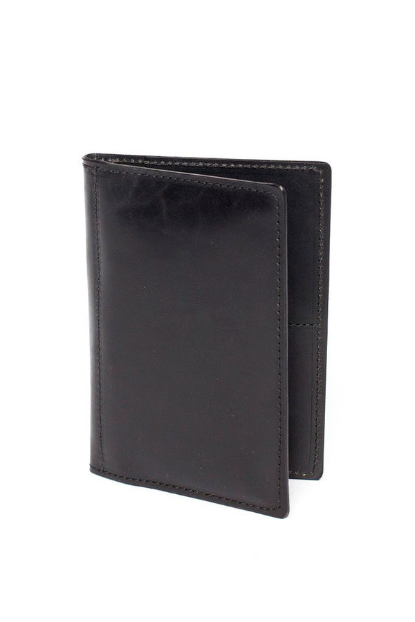 Wood & Faulk Traveler Wallet Black Wood & Faulk Traveler Wallet Black