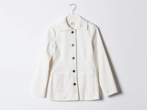 Maryam Nassir Zadeh Clara White Cord Jacket Maryam Nassir Zadeh Clara White Cord Jacket