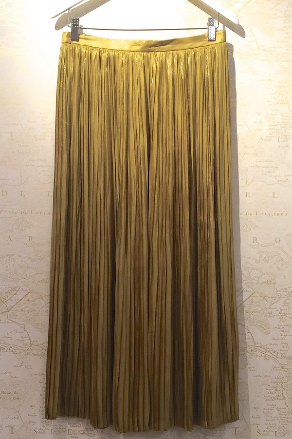 Tibi Long Pleated Flume Skirt Tibi Long Pleated Flume Skirt