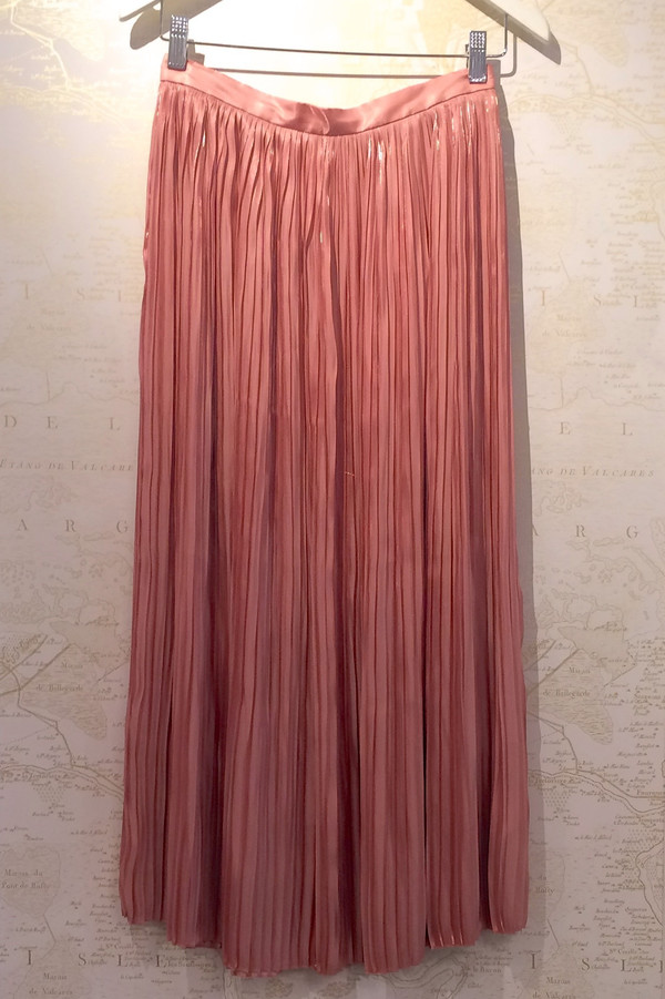 Tibi Long Pleated Flume Skirt Tibi Long Pleated Flume Skirt
